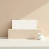 White wavy texture tiles, anti-slip and wear-resistant glazed tiles for the living room, kitchen and bathroom Specification image